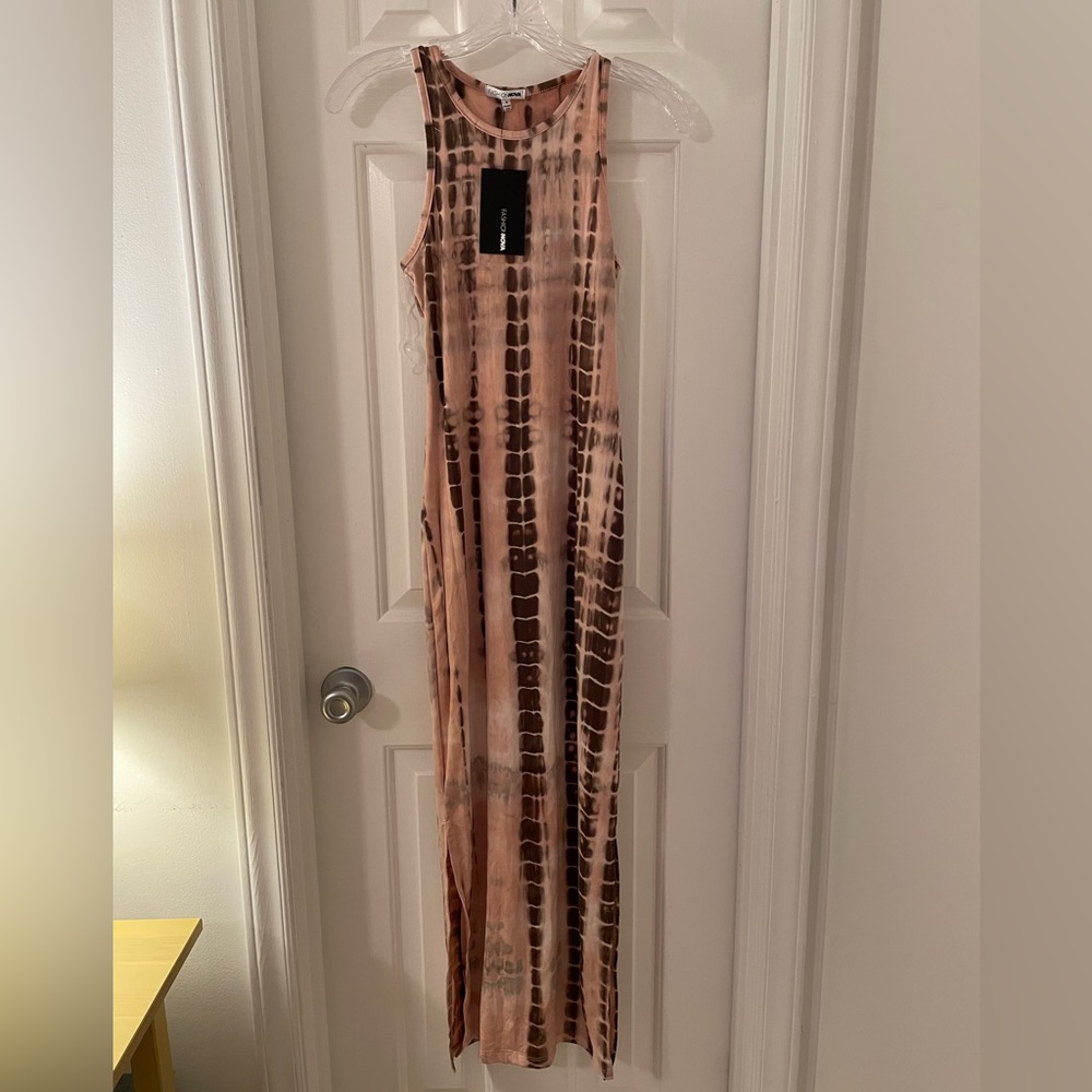 NWT Fashion Nova tie dye maxi